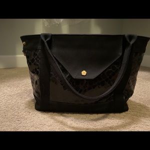 Used black tote